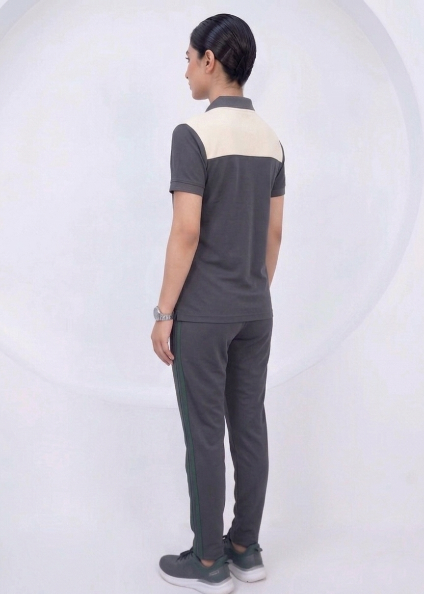 Chevron Polo Summer Tracksuit