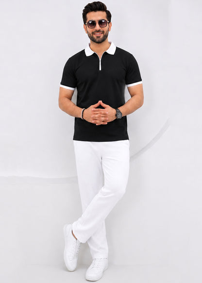 Sportivation Quarter-Zip Set – Black & White