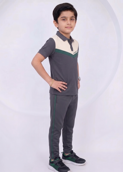 Chevron Polo Summer Tracksuit