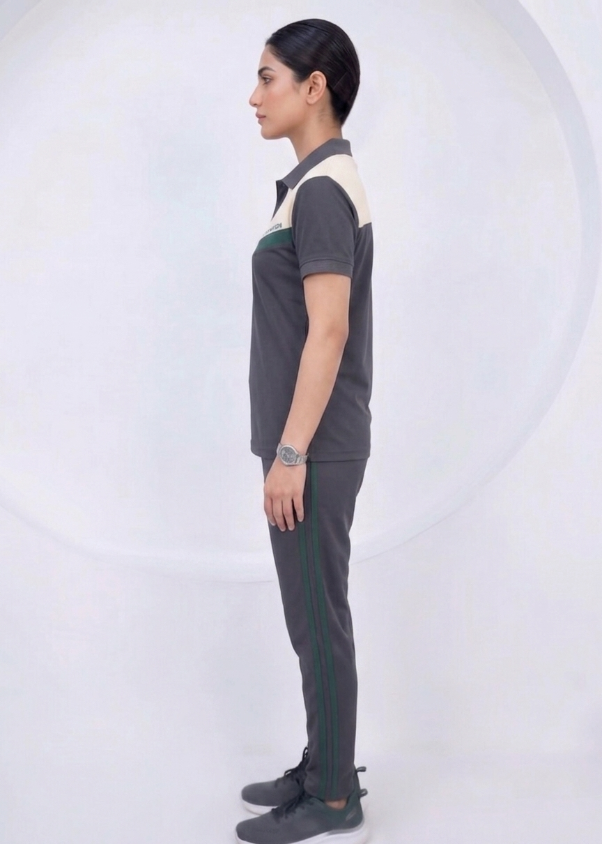 Chevron Polo Summer Tracksuit