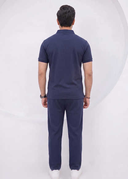 Quarter-Zip Polo & Trouser Set